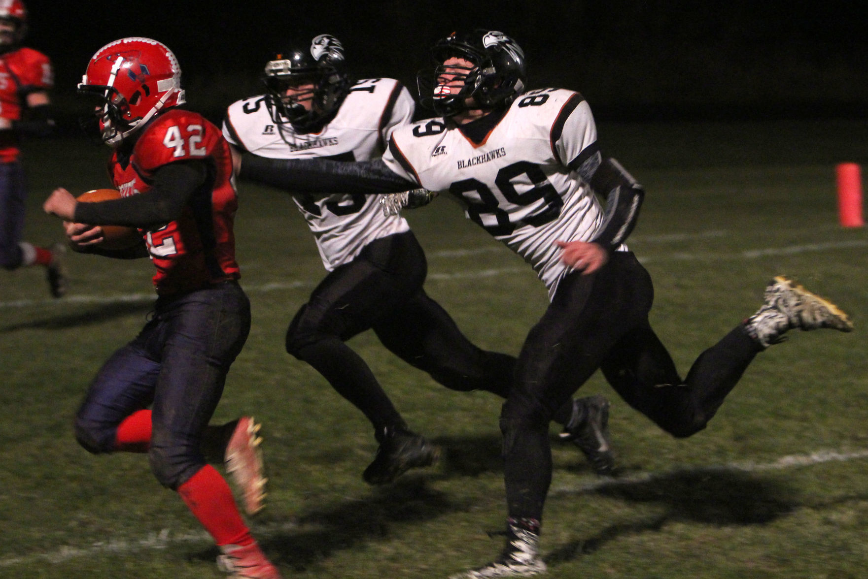 Bloomer football at Spencer/Columbus 10-26-18